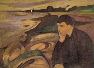 "Melancolia", pintura de Edvard Munch.