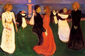 "A Dança da Vida", por Edvard Munch.