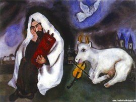 Solitude, obra de Marc Chagall.