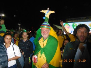 Torcedor na Copa do Mundo 2014.