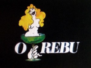 Marca de "O Rebu" de 1974.