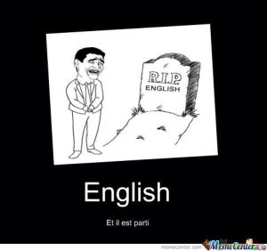 English-is-now-dead
