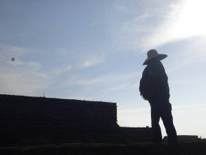 Adriel Amaral em Teotihuacan.